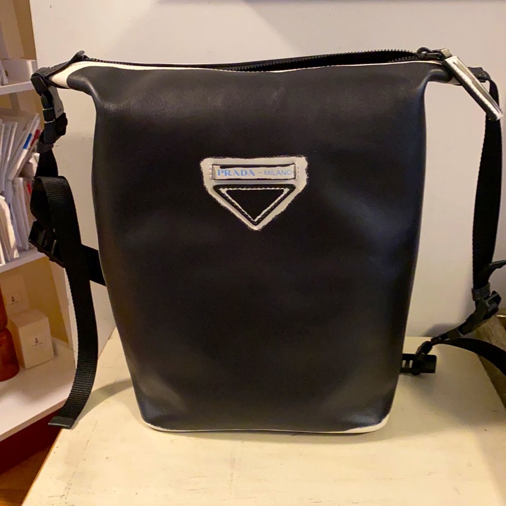 Prada men’s messenger bag.